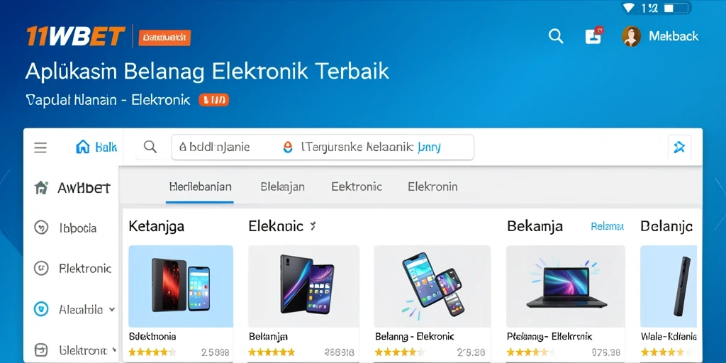 Tampilan antarmuka aplikasi 11WBET yang user-friendly dan menarik.