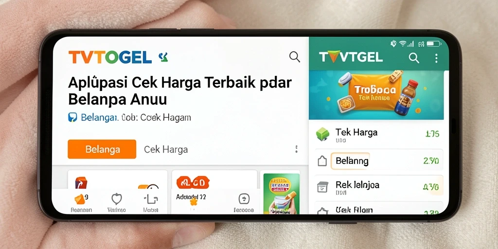 Screenshot antarmuka utama TVTOGEL yang menampilkan fitur Cek Harga.